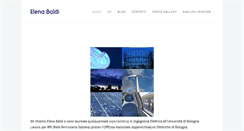 Desktop Screenshot of elenabaldi.com